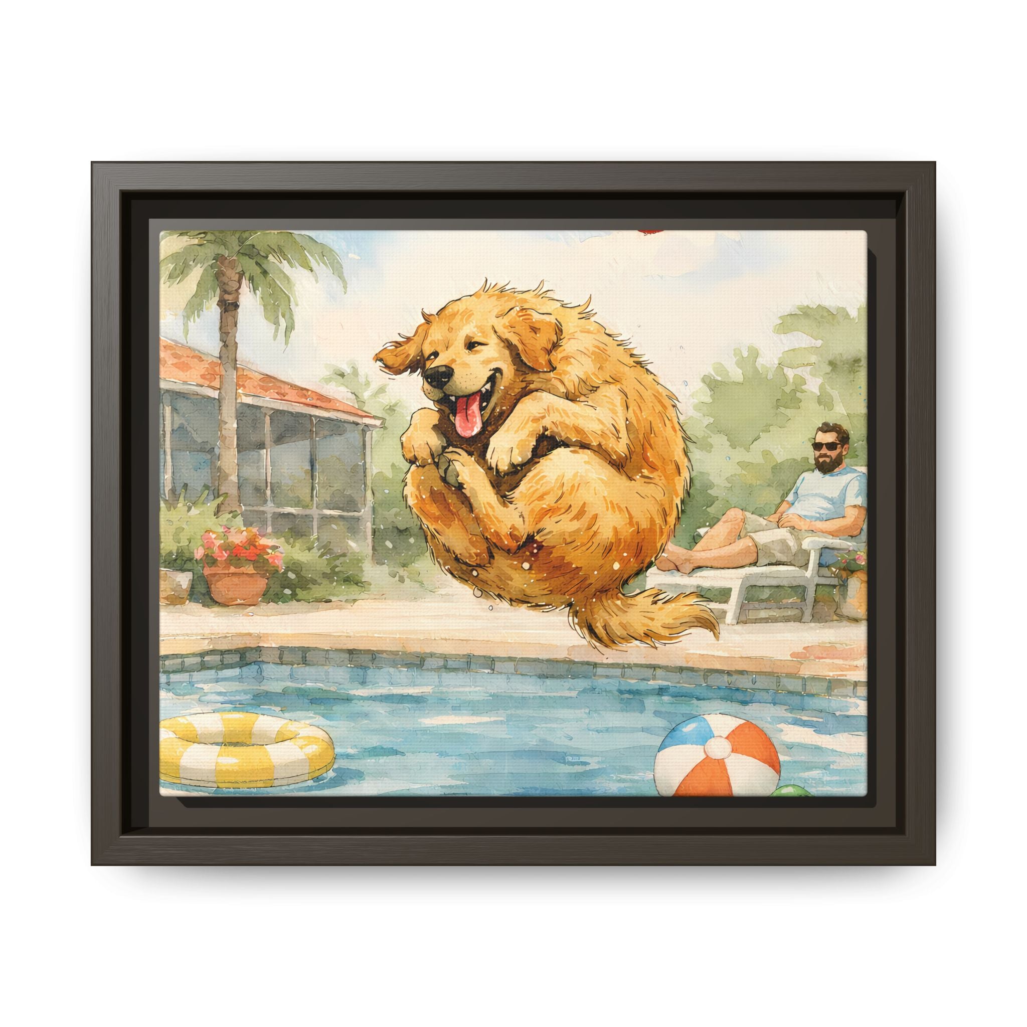 A Good Day - Framed Matte Canvas Print