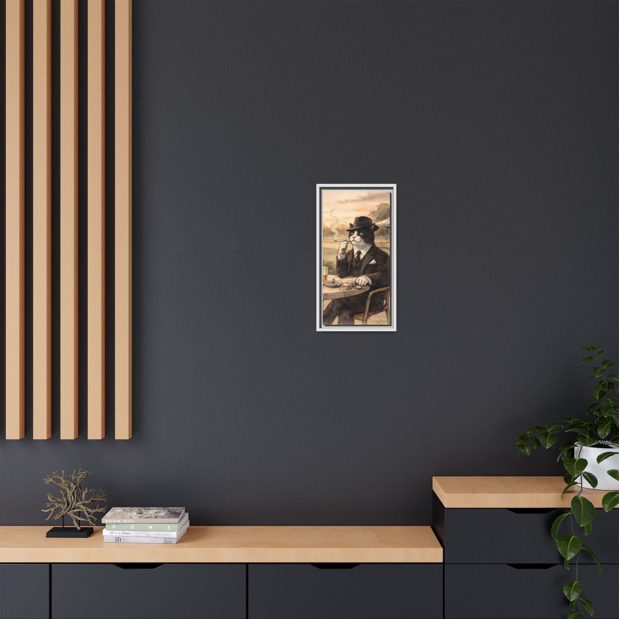 Matte Canvas, Framed (Multi-color)
