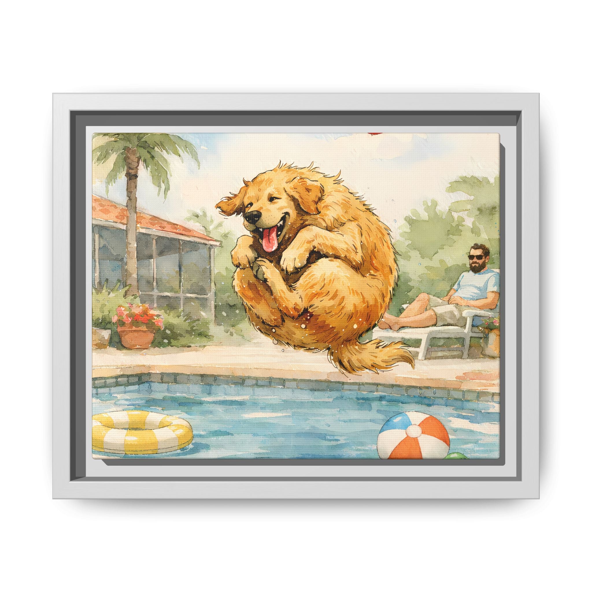 A Good Day - Framed Matte Canvas Print