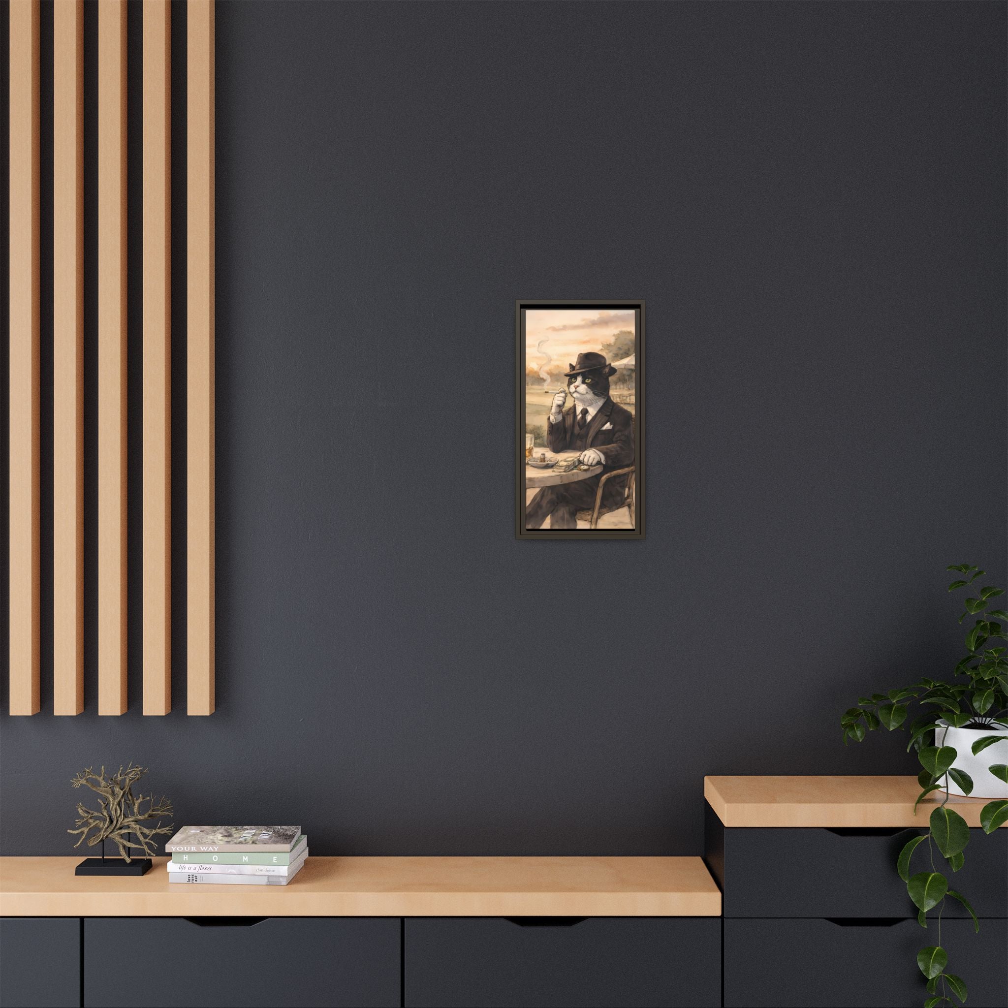 Matte Canvas, Framed (Multi-color)