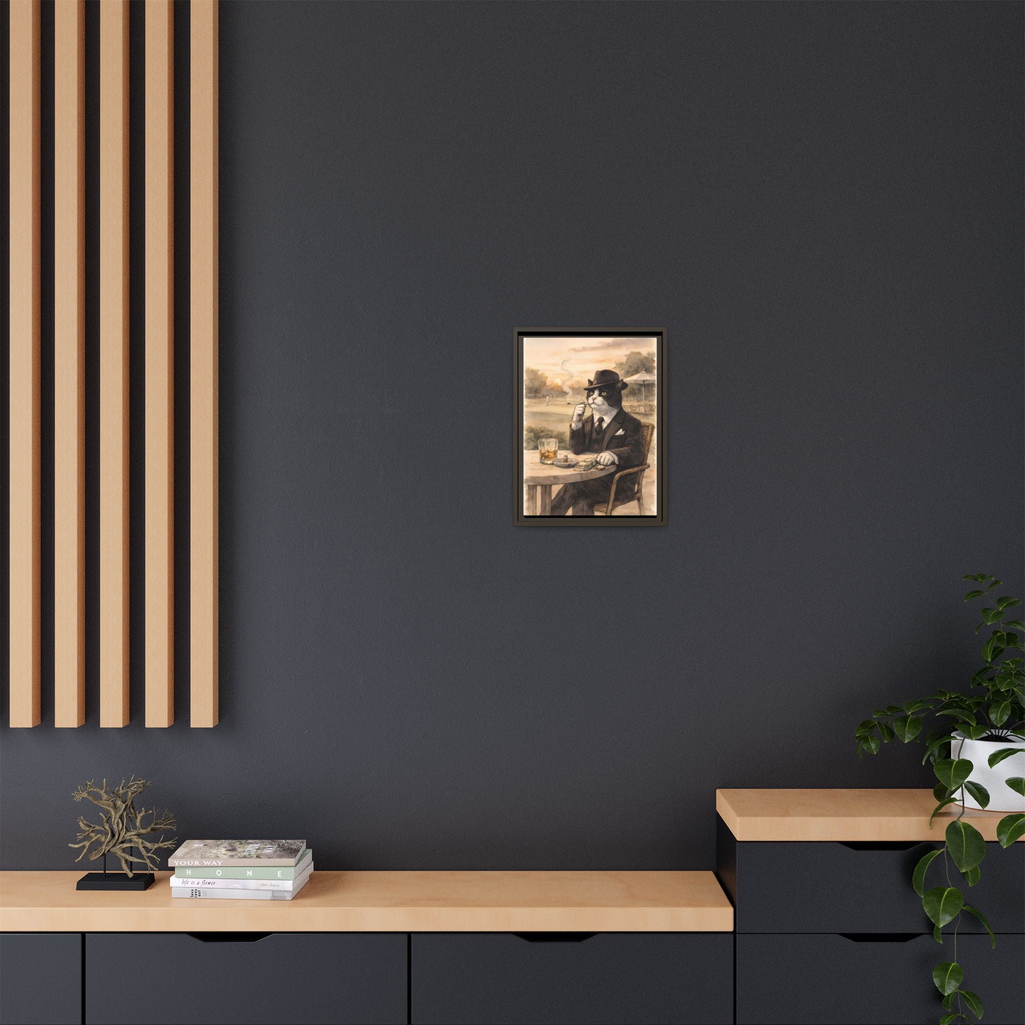 Matte Canvas, Framed (Multi-color)