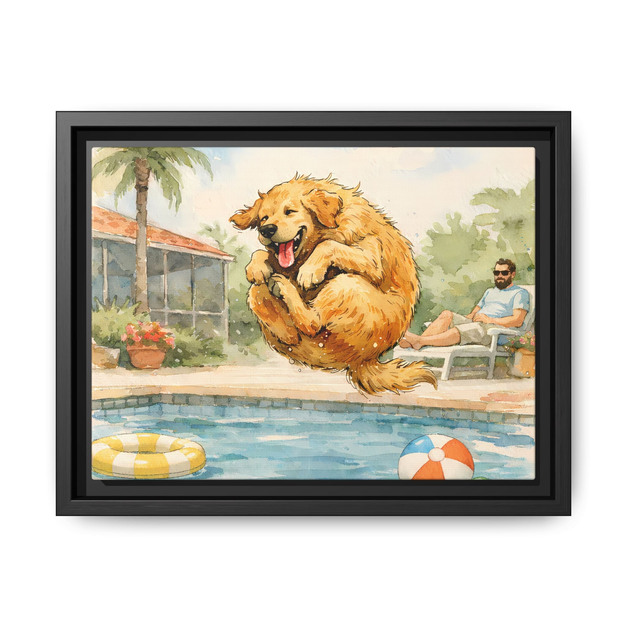 A Good Day - Framed Matte Canvas Print