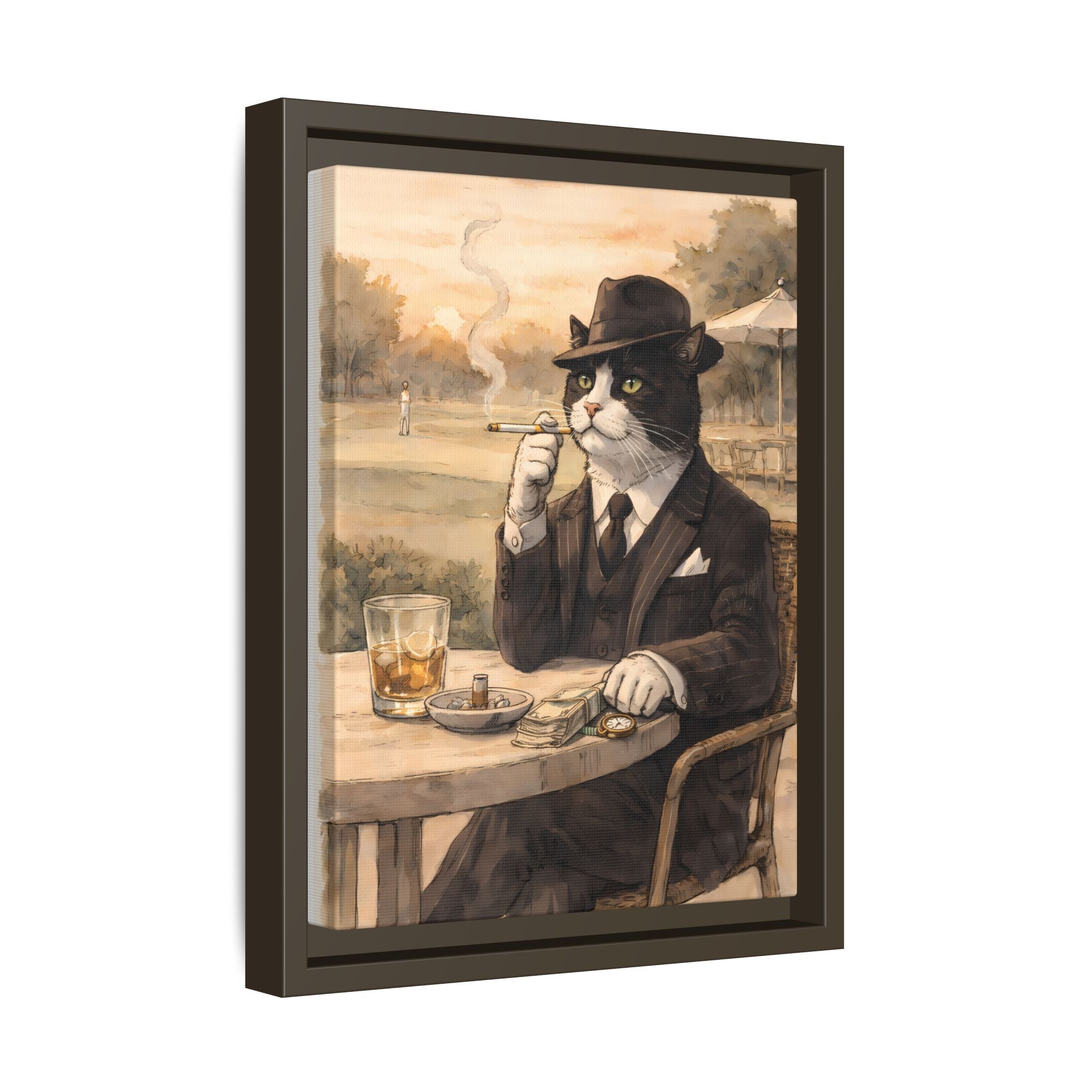 Matte Canvas, Framed (Multi-color)