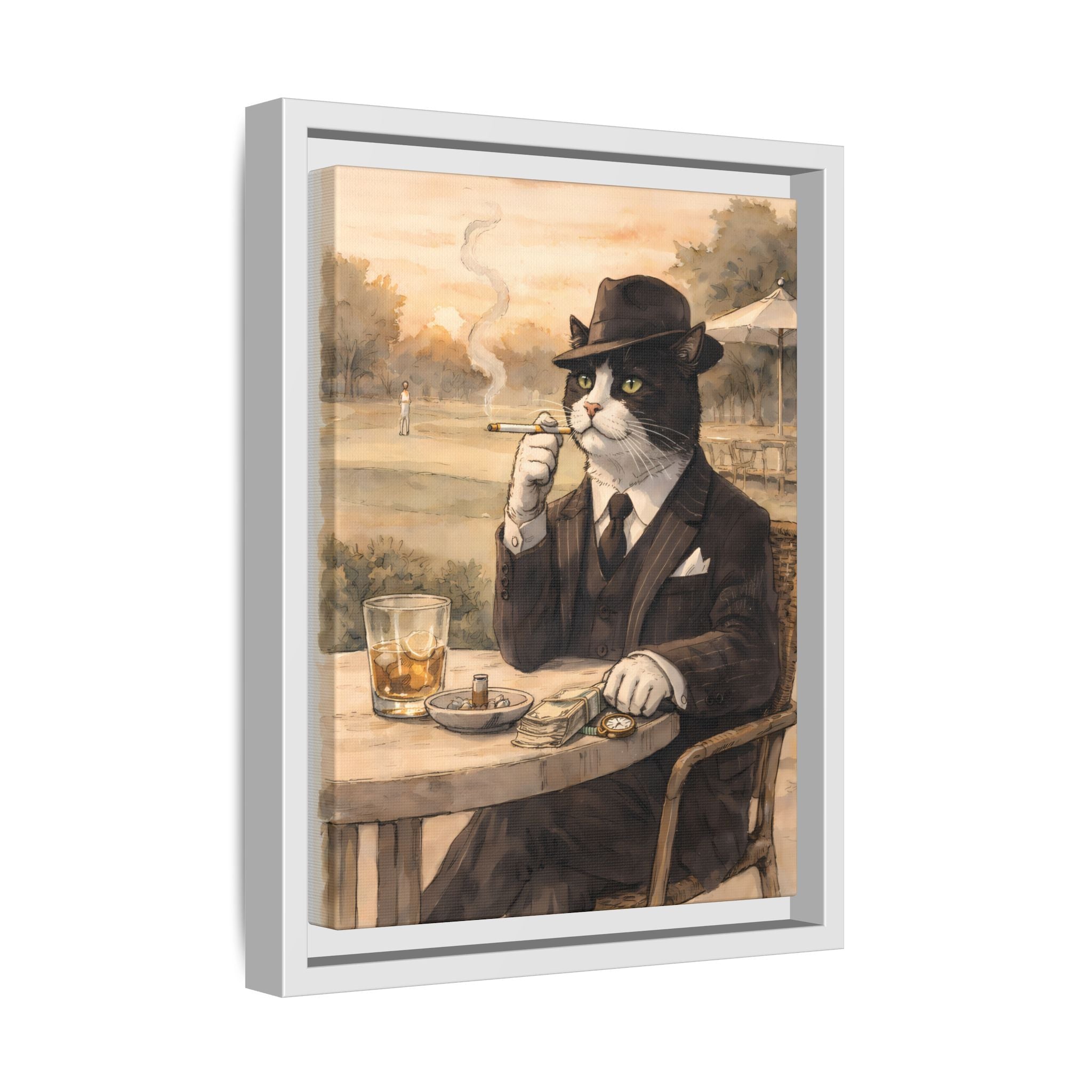 Matte Canvas, Framed (Multi-color)