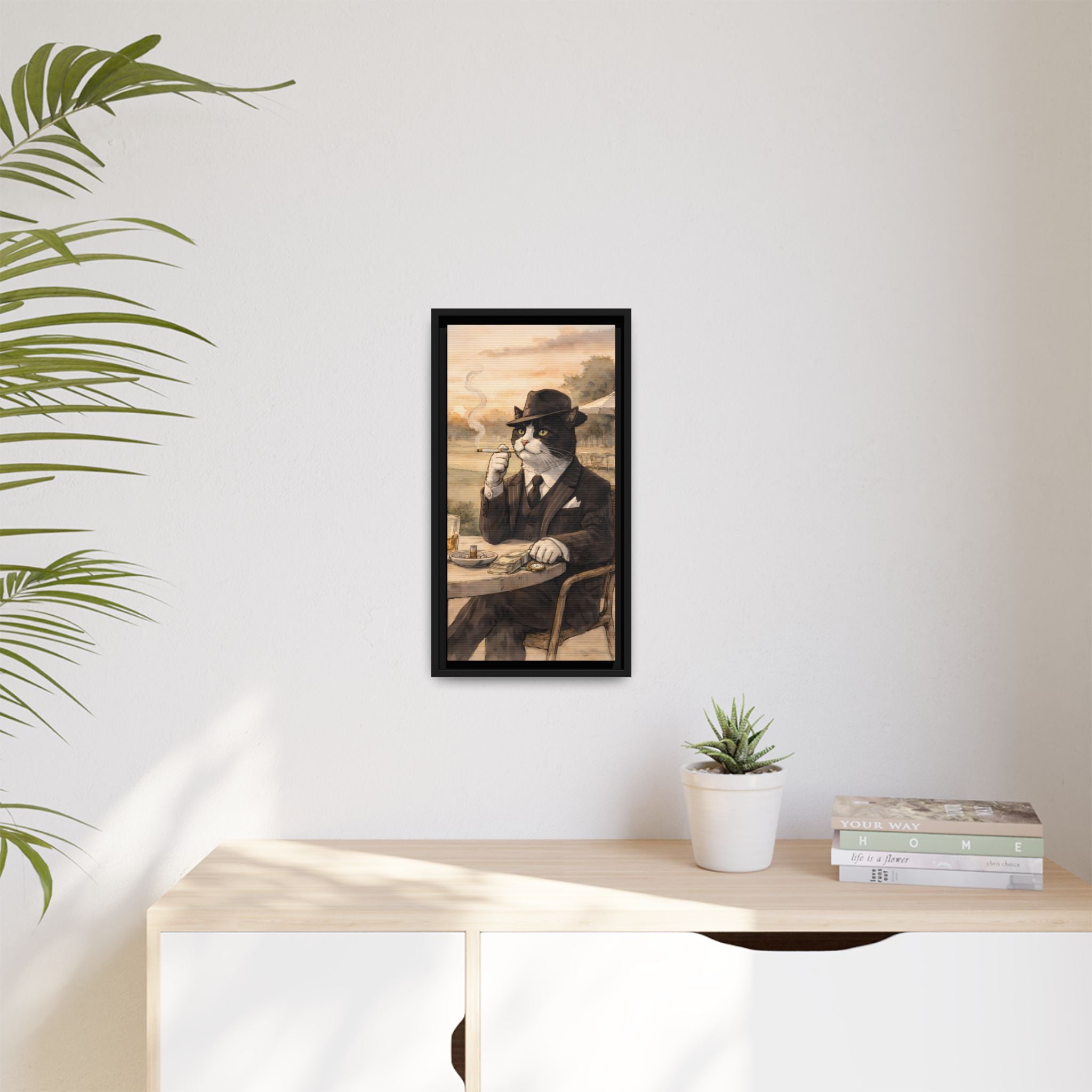 Matte Canvas, Framed (Multi-color)