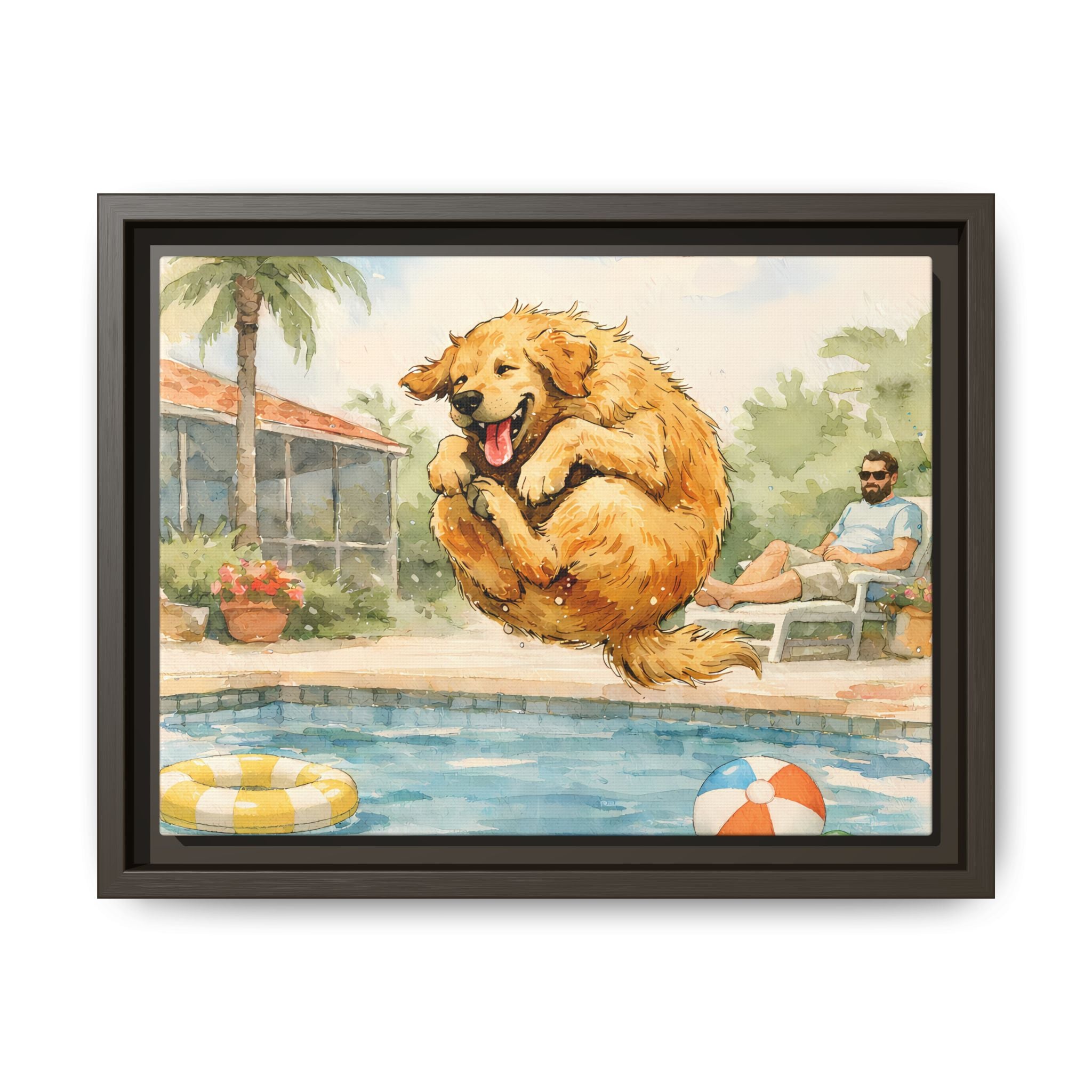 A Good Day - Framed Matte Canvas Print