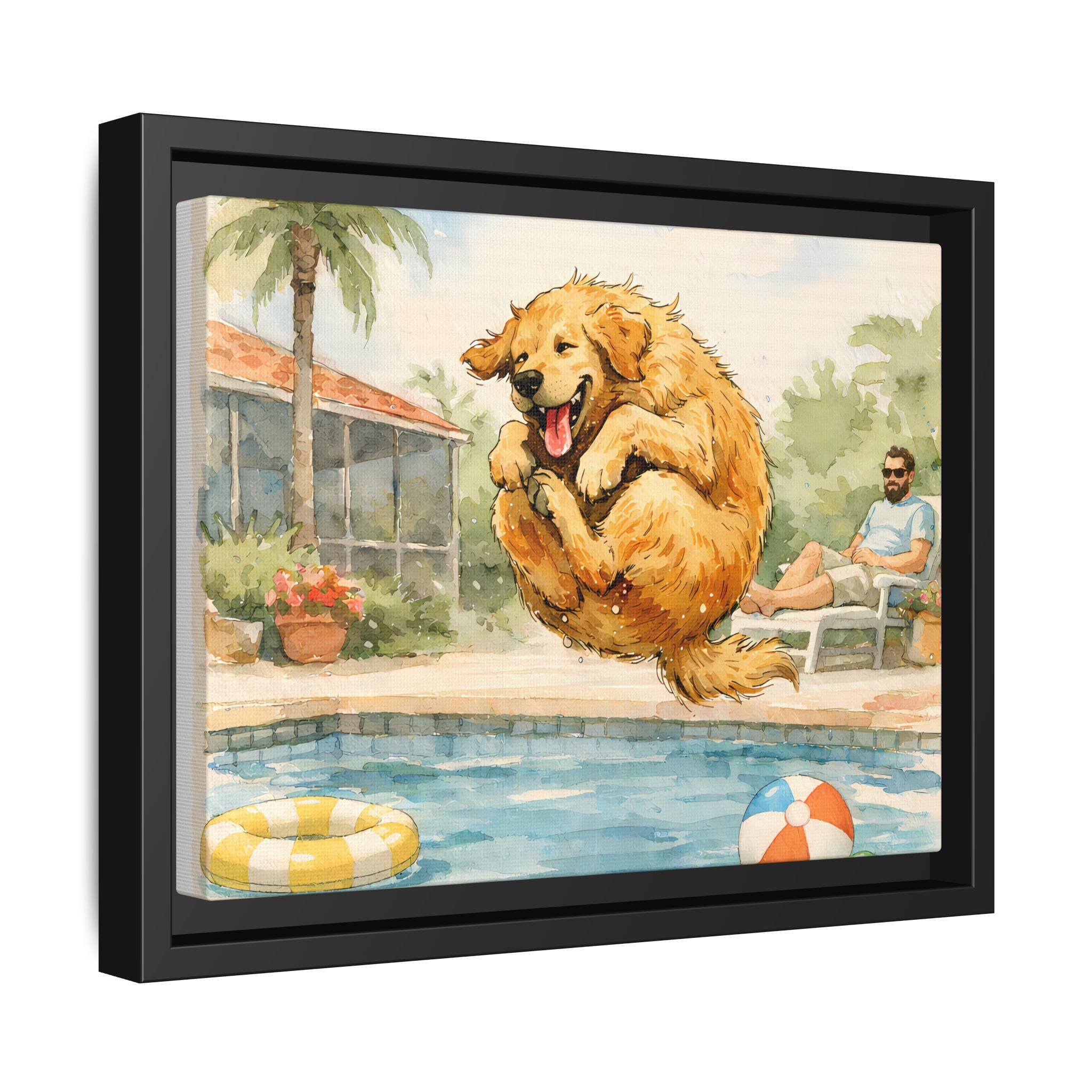 A Good Day - Framed Matte Canvas Print