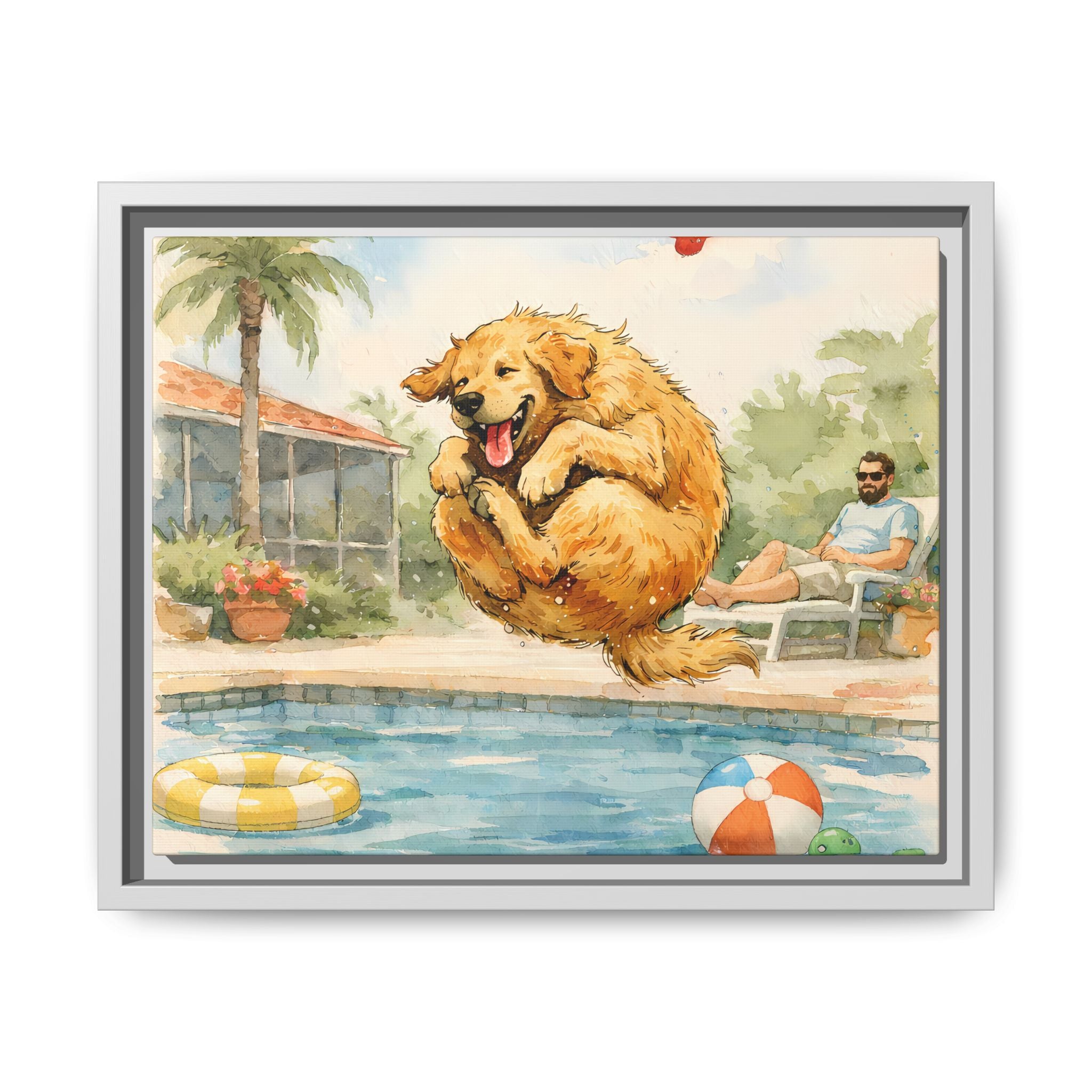 A Good Day - Framed Matte Canvas Print