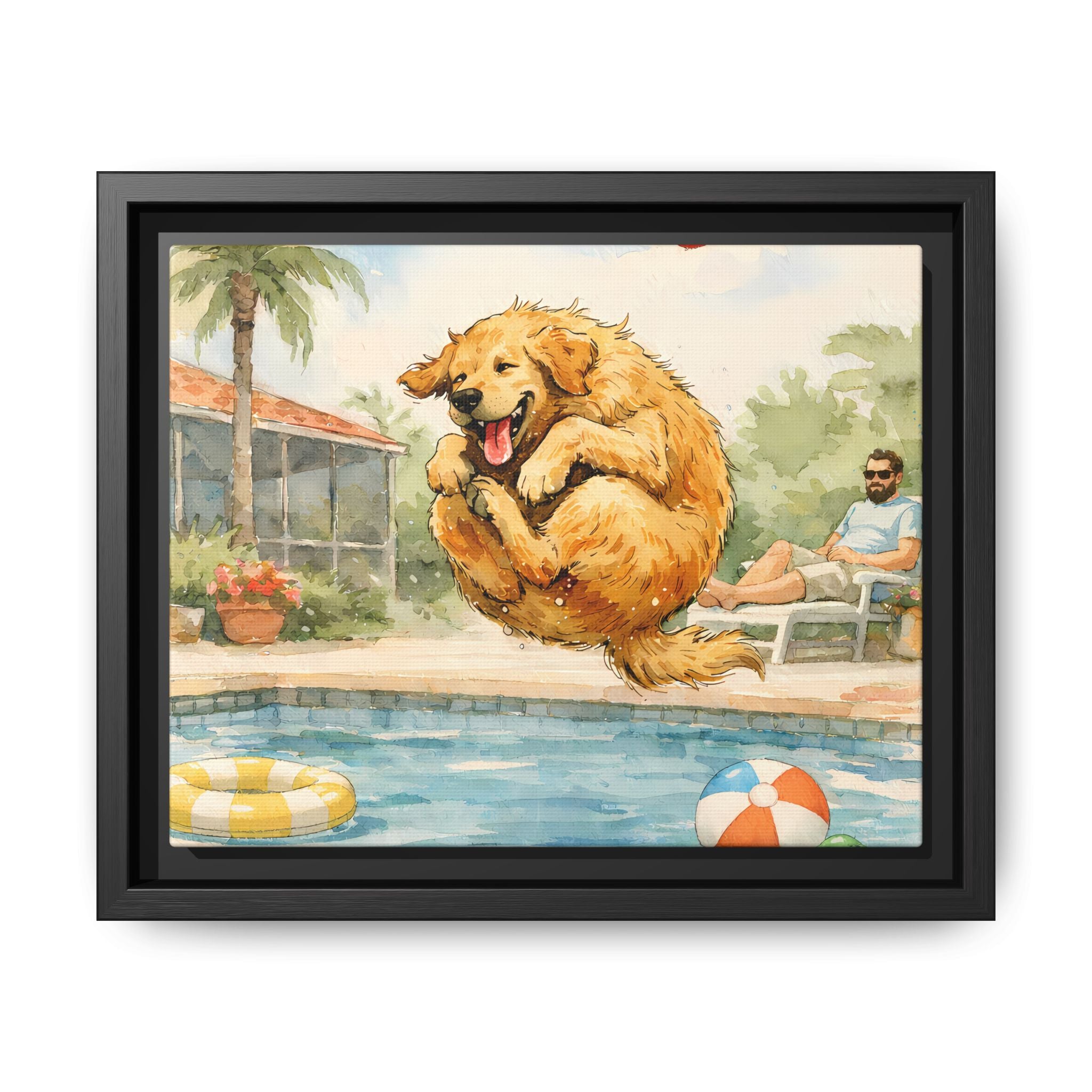 A Good Day - Framed Matte Canvas Print