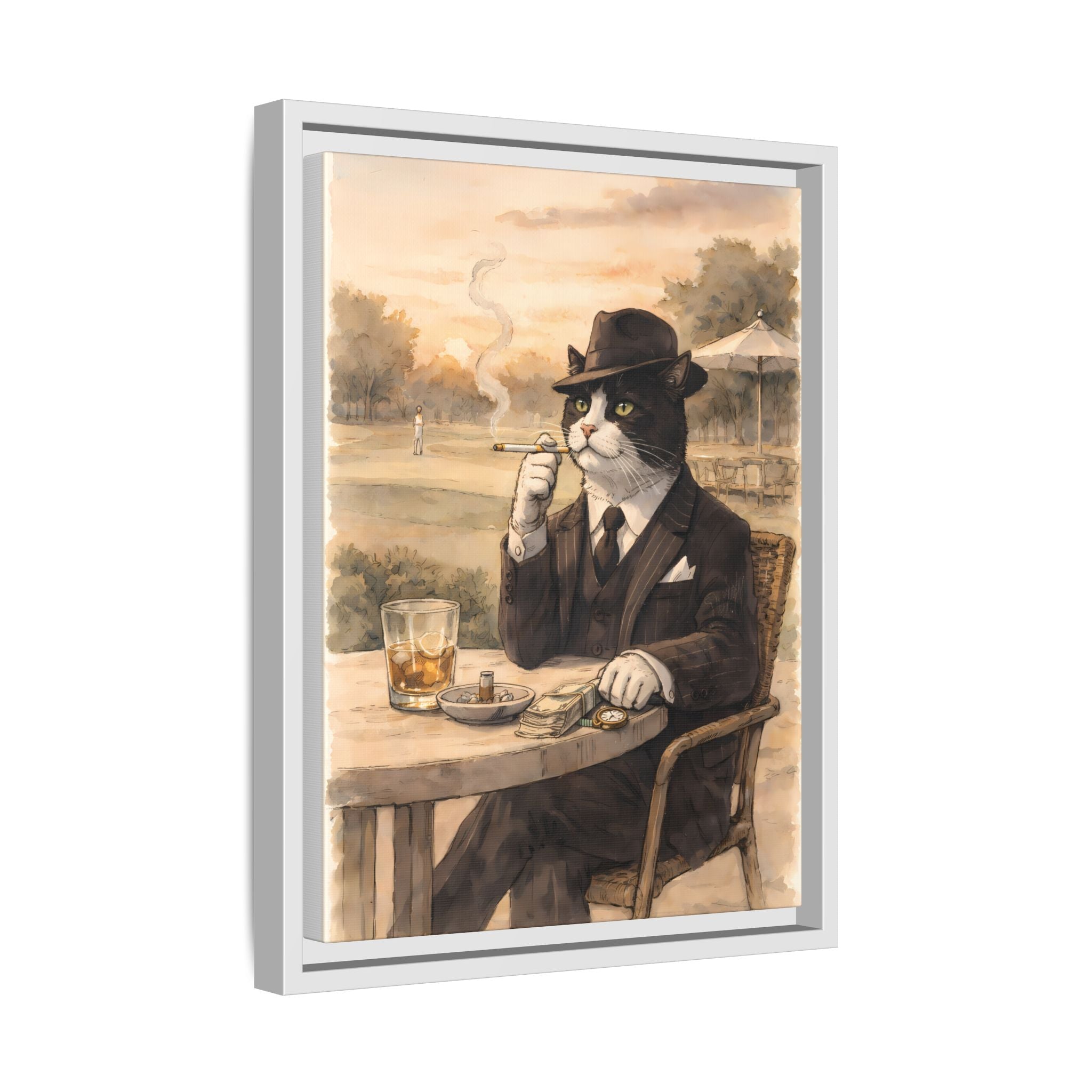 Matte Canvas, Framed (Multi-color)