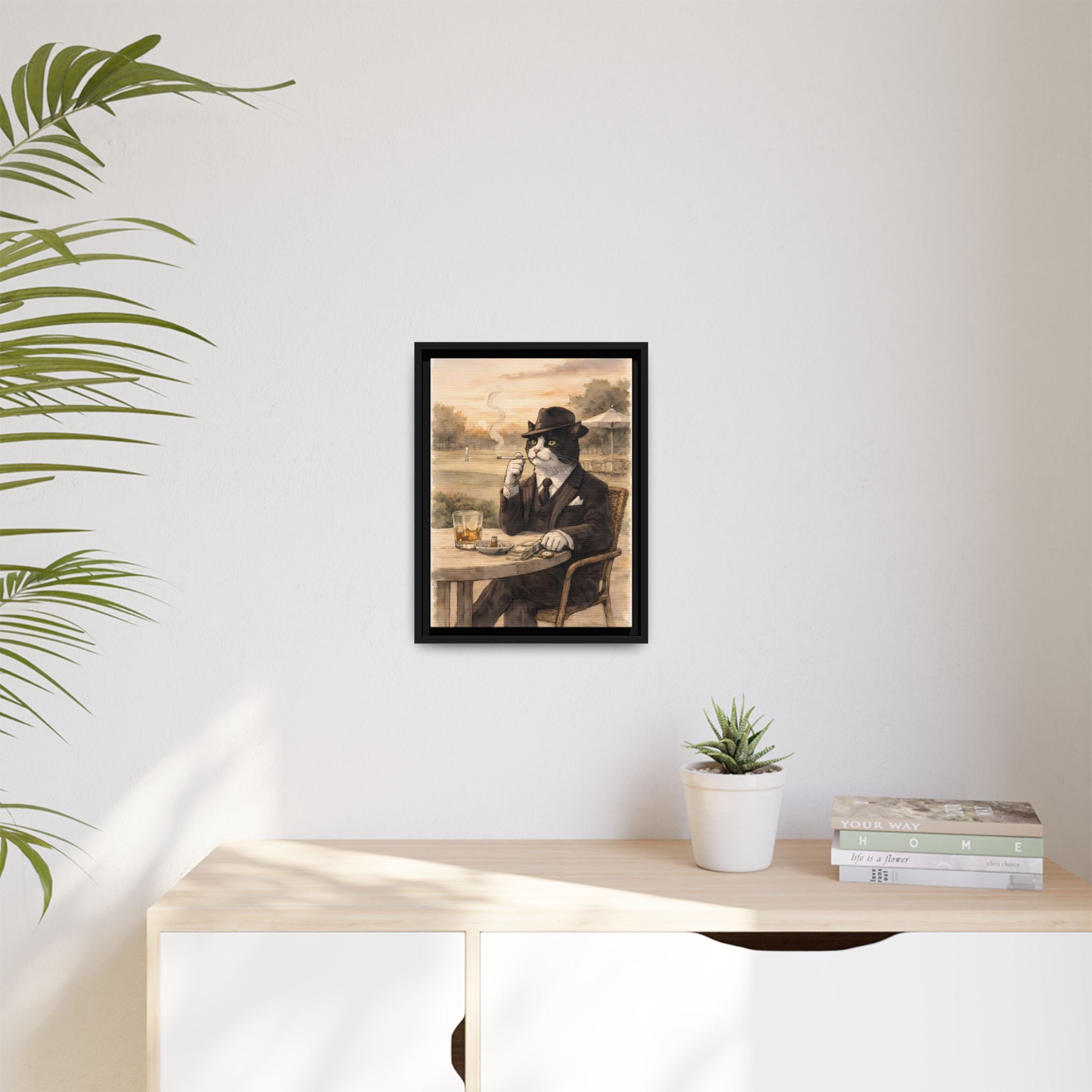 Matte Canvas, Framed (Multi-color)