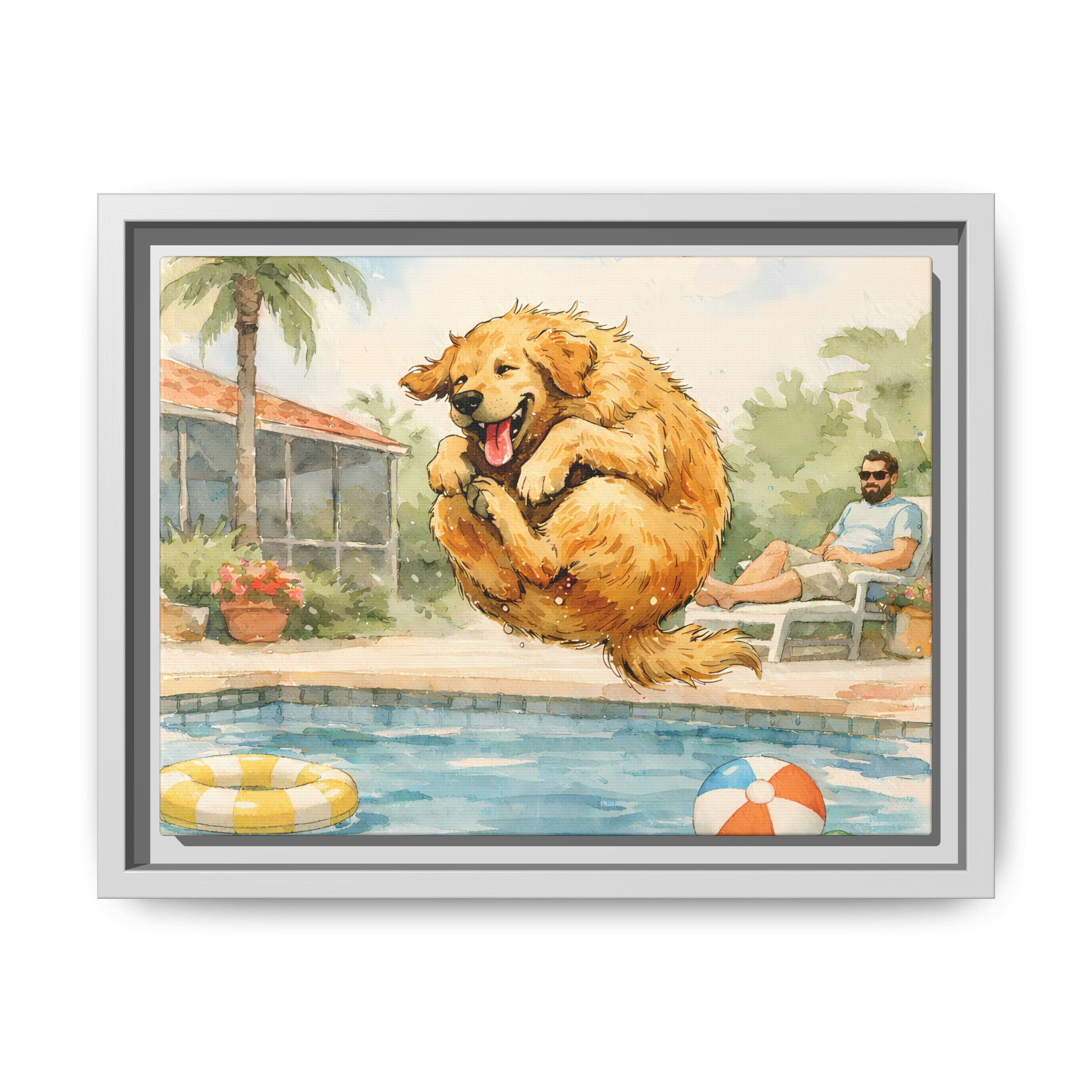 A Good Day - Framed Matte Canvas Print